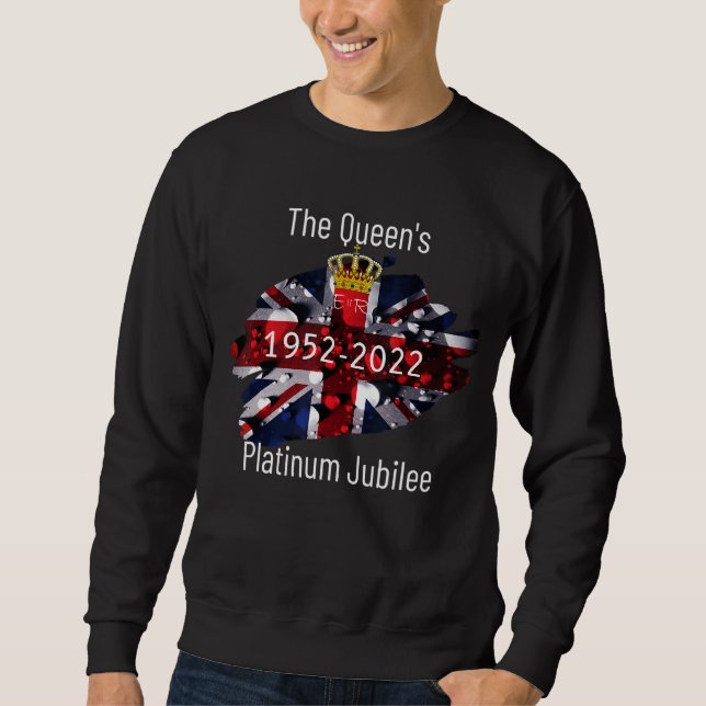 Queen's Platinum Jubilee Union Jack Party Outfit 1 Sweatshirt (Front)