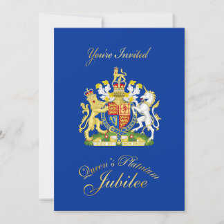 Queen's Platnium Jubilee Party Invitation