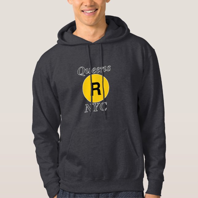 Queens R Train Hoodie (Front)