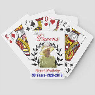 Queens Royal Birthday Playing Cards