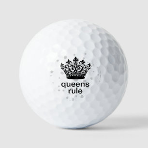 Queens Rule Crown  Golf Balls