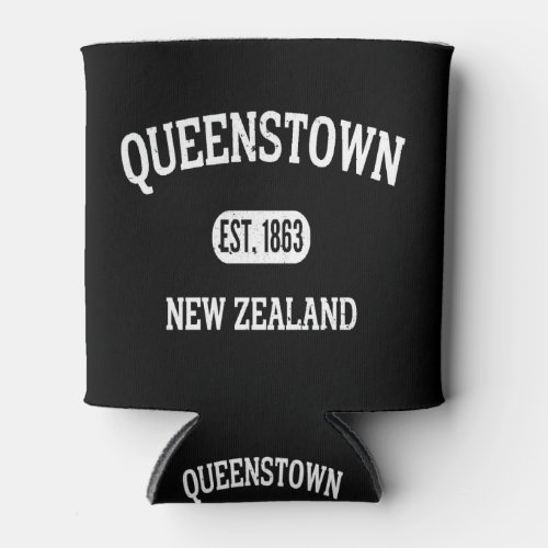 Queens Town Newzealand Vintage  Can Cooler