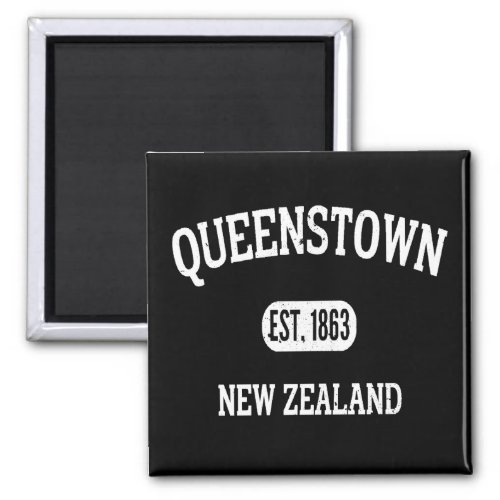 Queens Town Newzealand Vintage   Magnet