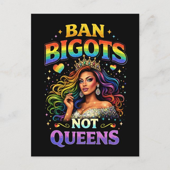 Queens Uncrowned Postcard (Front)