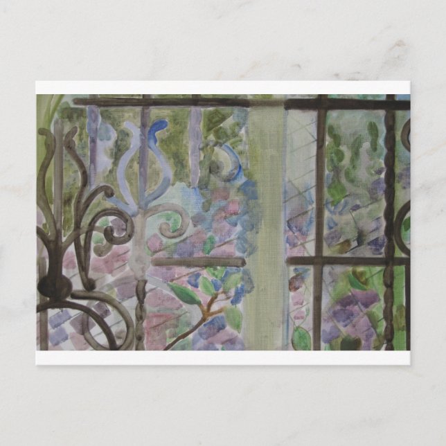 Queens Window detail Postcard (Front)