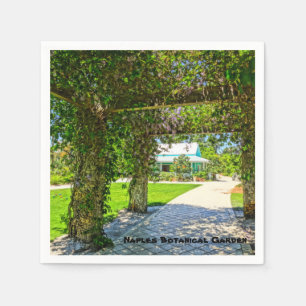 Queen's Wreath Naples Botanical Garden, Florida Paper Napkins