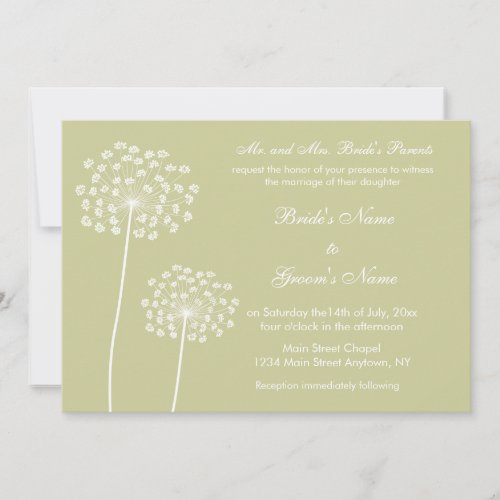 Queen'sAnne Wedding Invitation