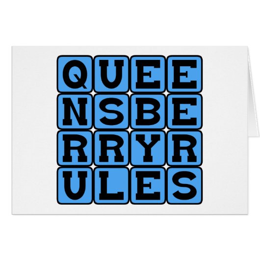 Queensberry Rules, Boxing Style Cards (Front Horizontal)
