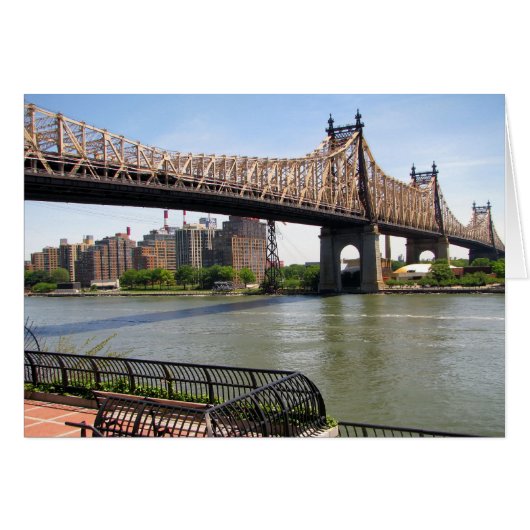 Queensboro Bridge New York City Cards (Front Horizontal)