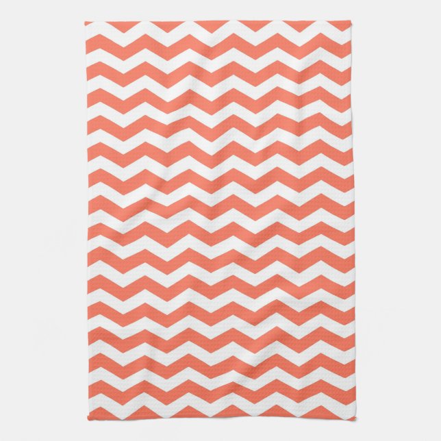 Queensland Coral Wave Chevron Towel (Vertical)