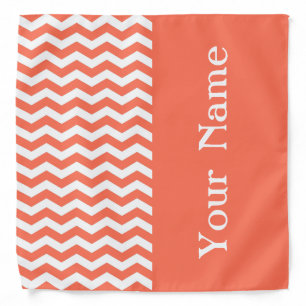 Queensland Coral Wave Chevron with name Bandana