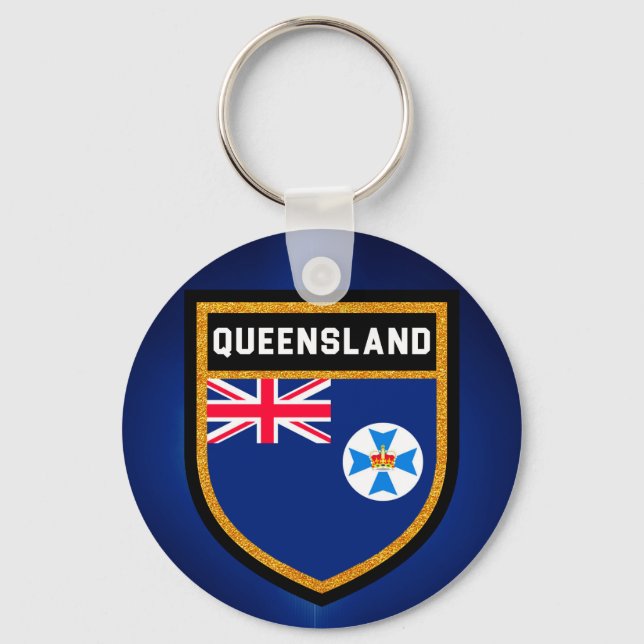 Queensland Flag Keychain (Front)