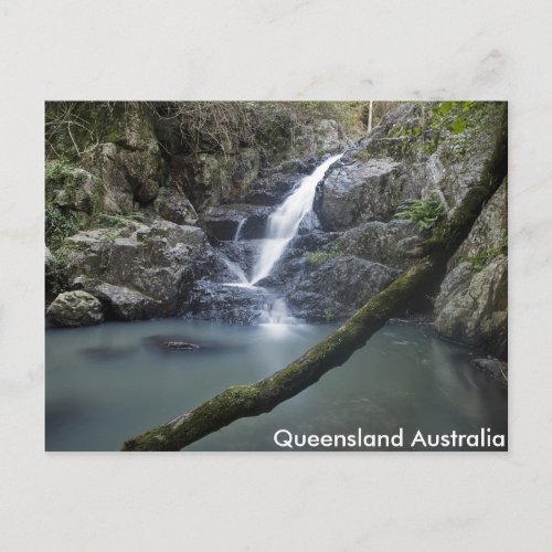 Queensland Waterfall Rock Pool Post Card