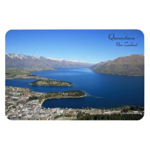 Queenstown from Bobs Peak New Zealand _ Magnet