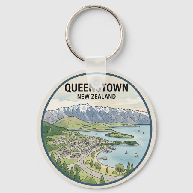 Queenstown Keychain (Front)