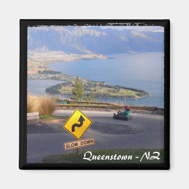 Queenstown, New Zealand - Luge 2 (Fridge Magnet) Magnet (Front)