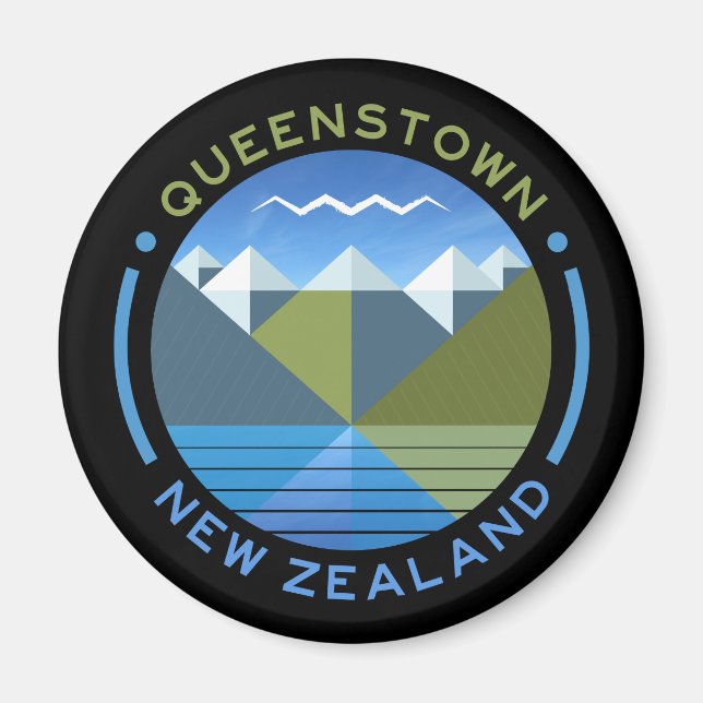QUEENSTOWN NEW ZEALAND MAGNET (Front)
