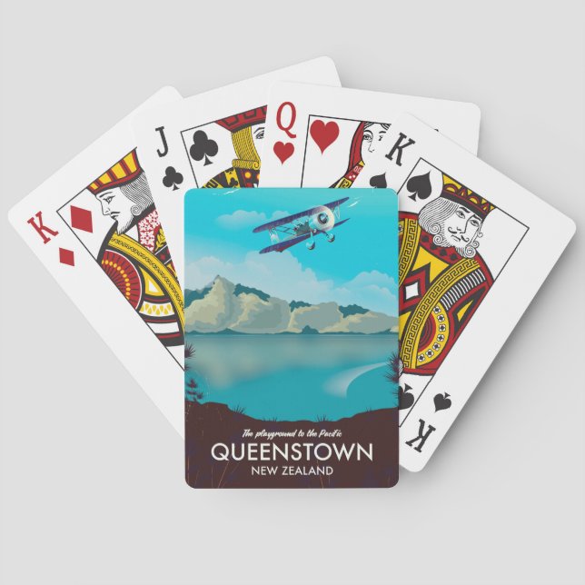 Queenstown New Zealand Poker Cards (Back)