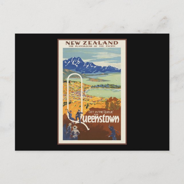 Queenstown New Zealand Postcard (Front)