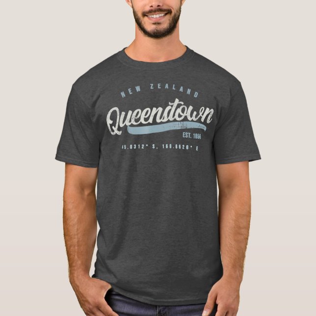 Queenstown New Zealand T-Shirt (Front)