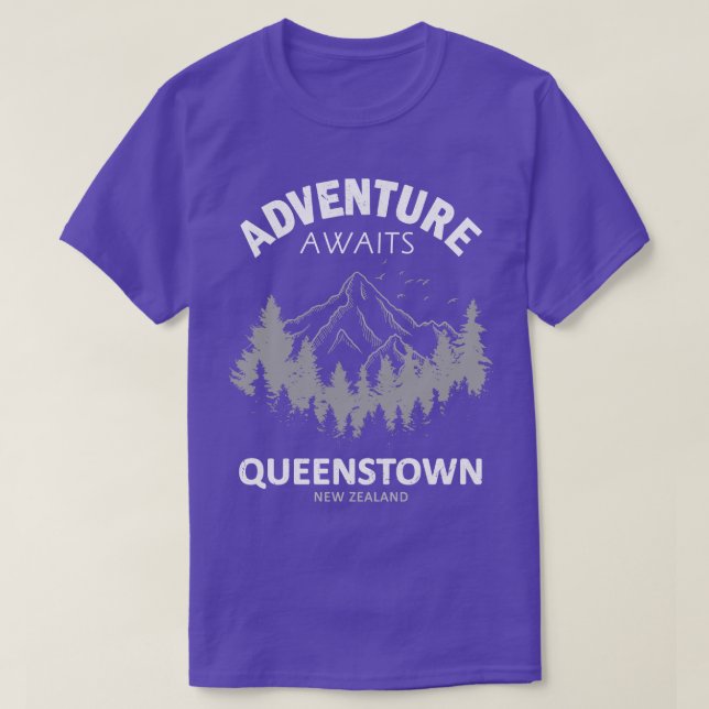 Queenstown New Zealand T-Shirt (Design Front)