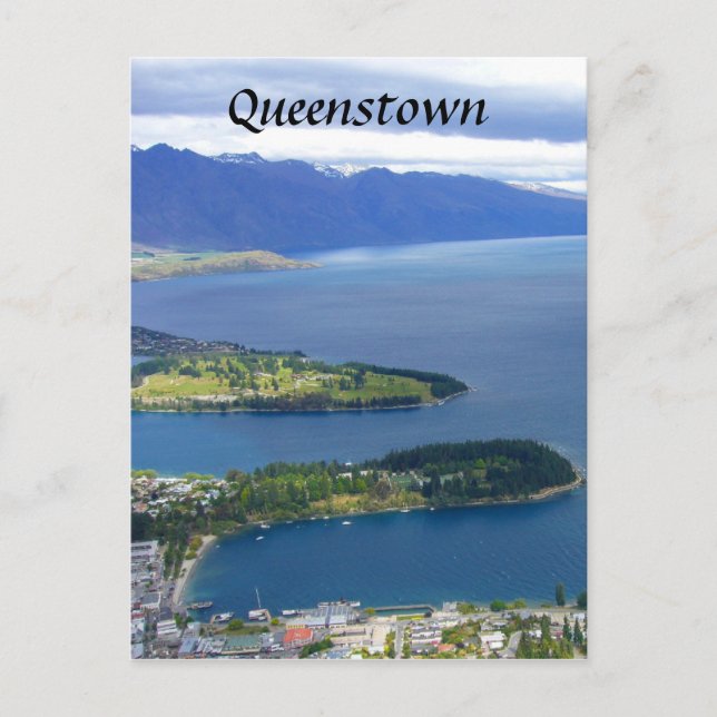 queenstown nz postcard (Front)