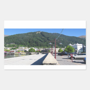 Queenstown, Otago, New Zealand Rectangular Sticker