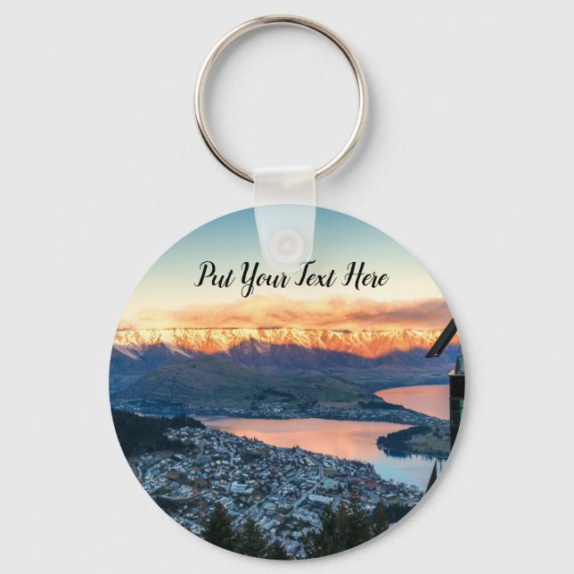Queenstown | Skyline Gondola | New Zealand Keychain (Front)