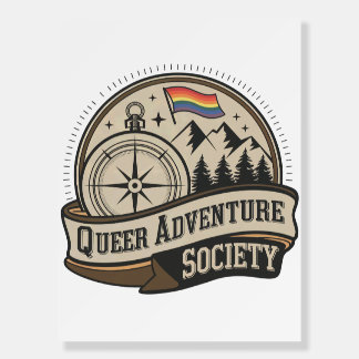Queer Adventure Society Poster - Vintage Explorer