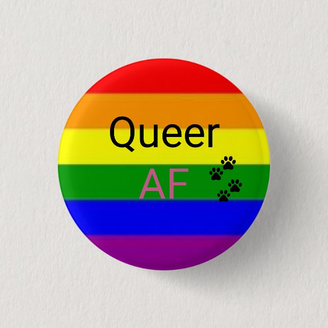 Queer AF Button (Front)