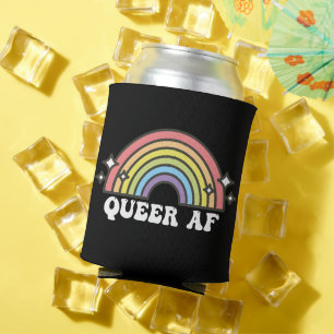 Queer AF Gay Pride Lesbian Trans Bisexual LGBTQ Can Cooler