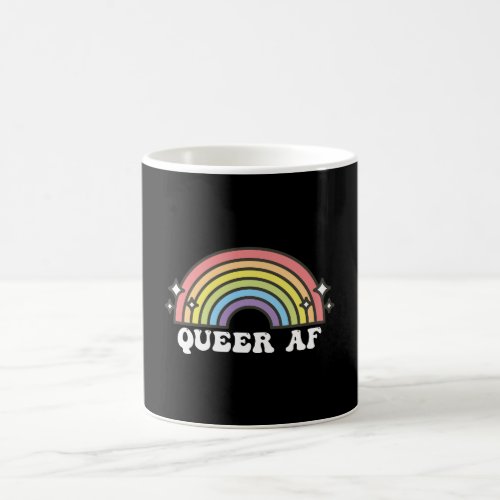 Queer AF Gay Pride Lesbian Trans Bisexual LGBTQ Coffee Mug