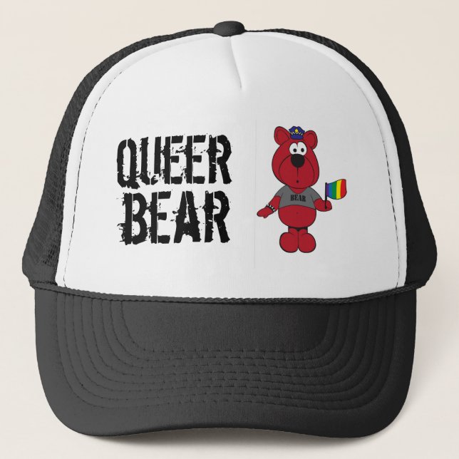 Queer Bear Trucker Hat (Front)
