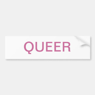 QUEER BUMPER STICKER