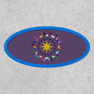 Queer Crescent Pride Moons Magnet Patch