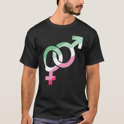 Queer Equality Abrosexuality Lgbt Male Female Abro T_Shirt
