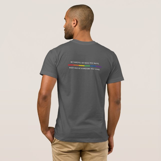 Queer Faith Who You Love T-Shirt (Back Full)