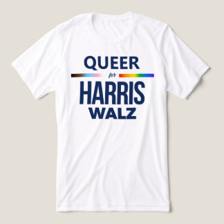 Queer for Harris Walz Tri-Blend Shirt