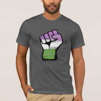 Queer / Genderqueer Pride Fist T-Shirt