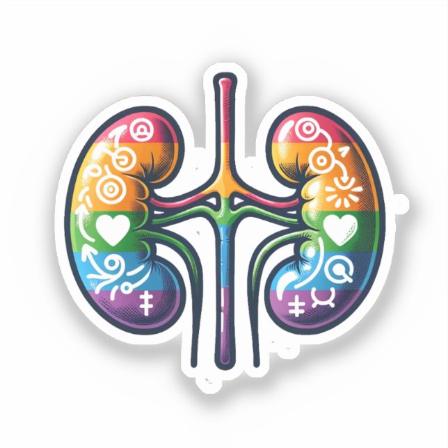 Queer Kidneys Sticker (Front)