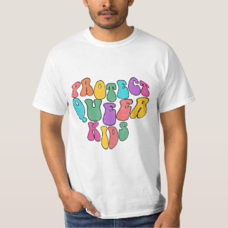 Queer Kids Cute LGBTQ Support T-Shirt