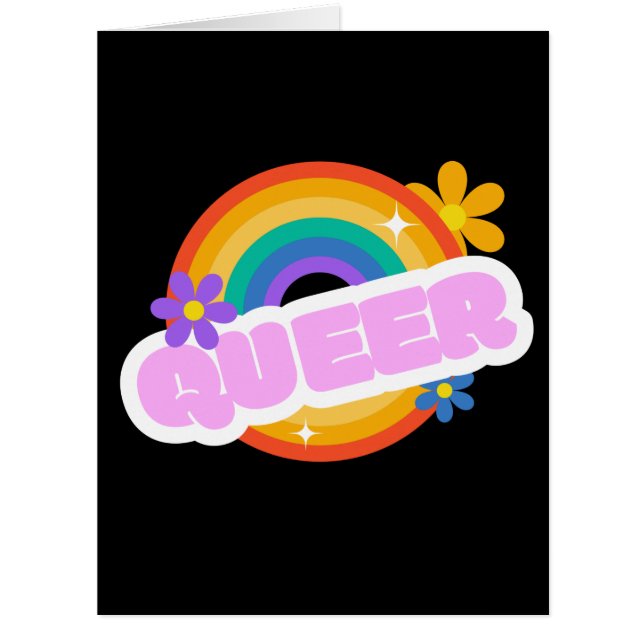 Queer. LGBT+Pride. card (Front)