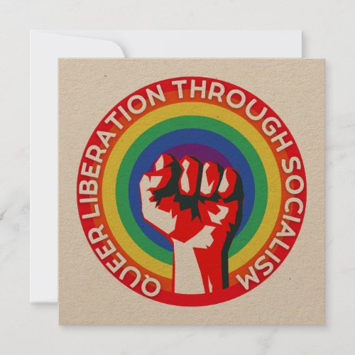 QUEER Liberation Through Socialism LGBTQ Rights 