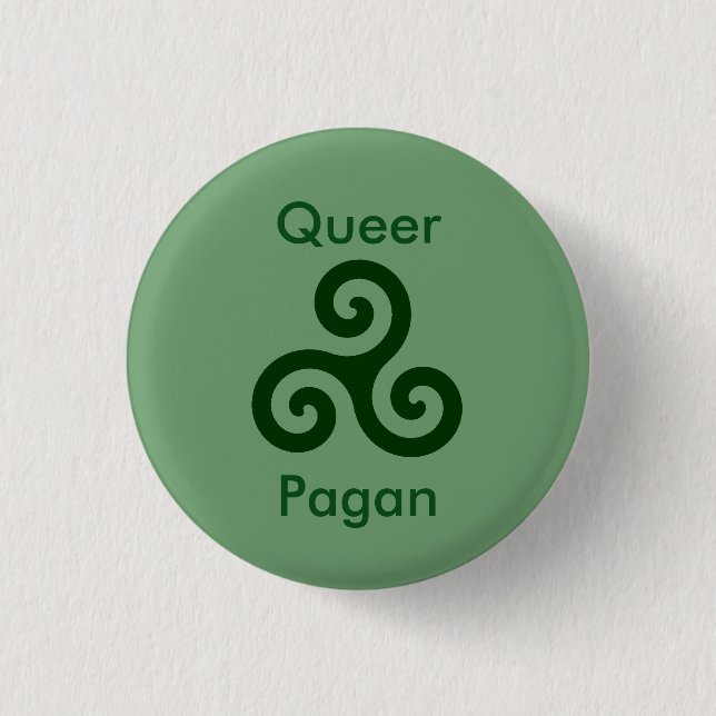 Queer Pagan Button (Front)