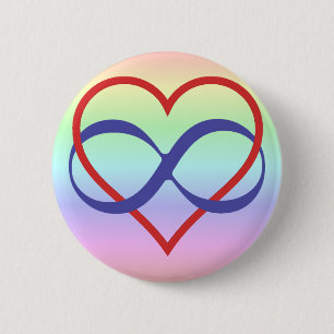 Queer Poly Badge Pinback Button