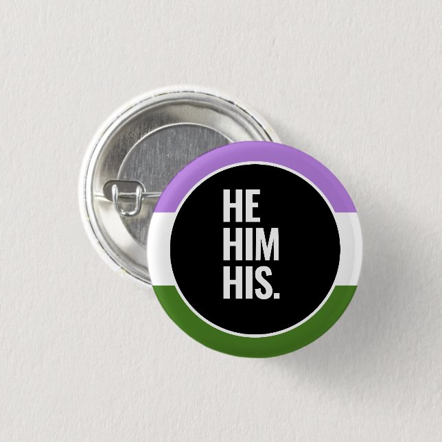 Queer Pride Button (Front & Back)