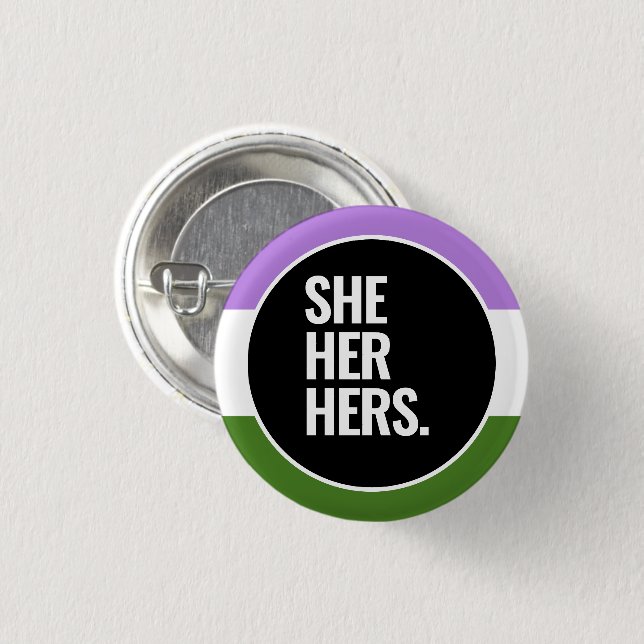 Queer Pride Button (Front & Back)