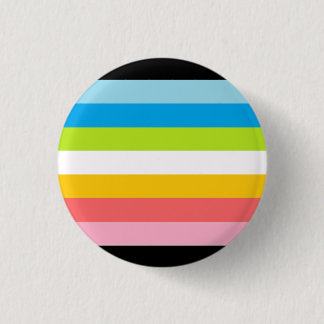 Queer Pride Flag Badge Button