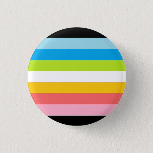 Queer Pride Flag Badge Button