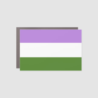 Queer Pride Flag Car Magnet